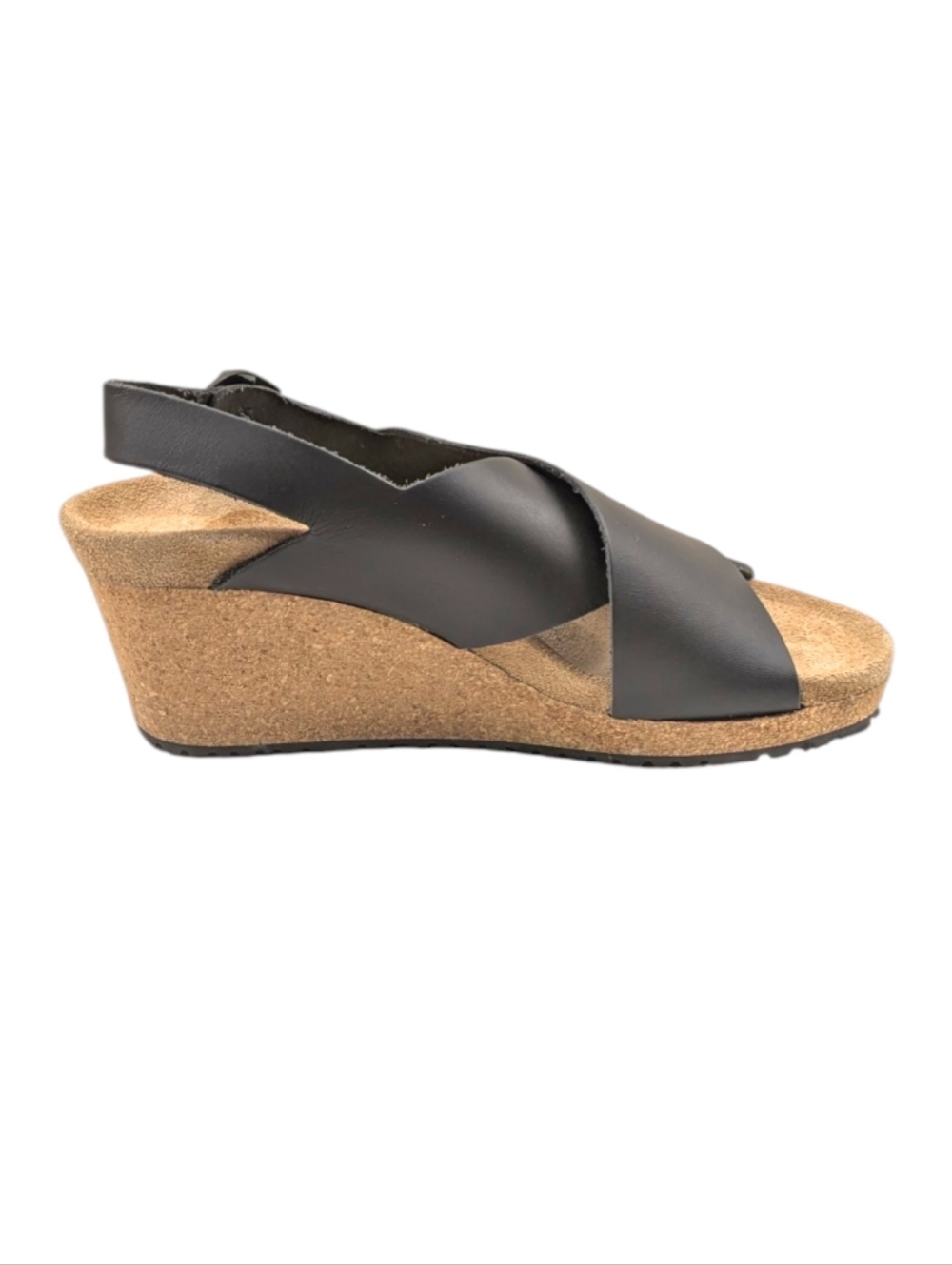 Papillio by Birkenstock Samira Wedge Sandal Black Leather EU 36 US 5  S4077 - Picture 4 of 11